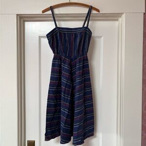 Cooperative Navy Striped Dress